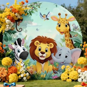 Animal kingdom round arch cover