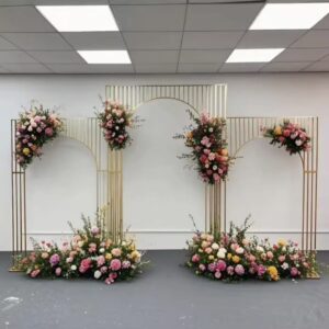 Gold panel background 3set